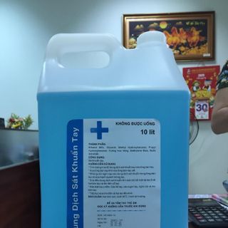 Sát khuẩn tay khô bidiphar can 10 lít