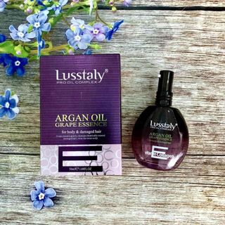 • Tinh dầu Lusstaly Argan Oil Grape Essence dưỡng bóng suôn mượt tóc 50ml