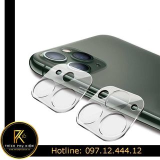 Kính Cường Lực Camera Trong Suốt Full Camera iPhone 11/ Pro/ Pro Max