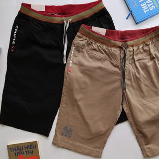 Quần short lưng thun họa tiết thời trang