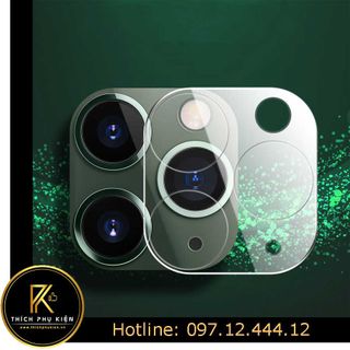 Kính Cường Lực Camera Trong Suốt Full Camera iPhone 11/ Pro/ Pro Max