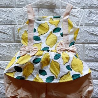 bộ bé gái cổ caro
