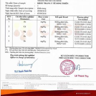 Khẩu trang kháng khuẩn 3 lớp đầy đủ giấy tờ tiêu chuẩn lưu thông và
