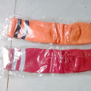 Tất bóng đá siêu bền vớ bóng đá màu đỏ và cam chống trơn
