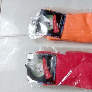 Tất bóng đá siêu bền vớ bóng đá màu đỏ và cam chống trơn