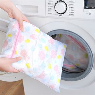 túi giặt hoa văn lưới dày dặn kích thước 3040