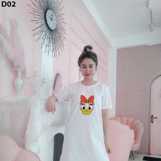 Đầm suông cotton fom rộng