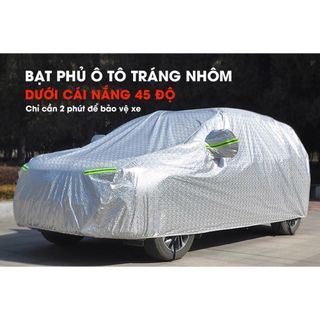 BẠT PHỦ XE Ô TÔ TRÁNG NHÔM CÁCH NHIỆT