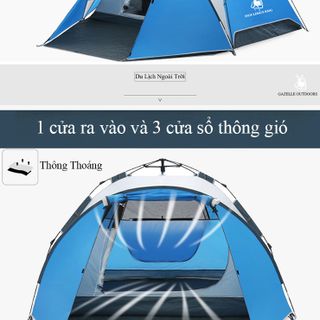 Lều cắm trại du lịch tự bật Gazelle Outdoors GL1668