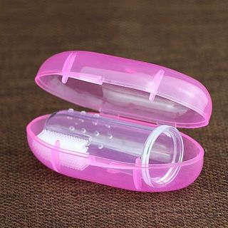 Dụng Cụ Tưa Lưỡi Chải Răng Bằng Silicon Siêu Mềm Cho Bé Từ 0-2 Tuổi