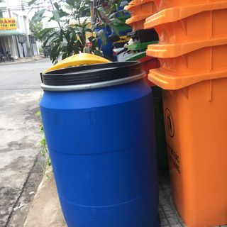 Bán thùng phuy nhựa 220 lít chứa nước sinh hoạt giá rẻ