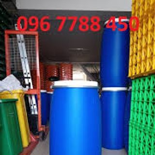 Bán thùng phuy nhựa 220 lít chứa nước sinh hoạt giá rẻ