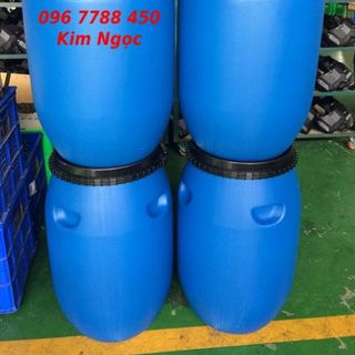 Bán thùng phuy nhựa 220 lít chứa nước sinh hoạt giá rẻ