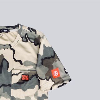 Áo Thun Unisex Cao cấp Phong cách Hàn Quốc rằn ri TS-A011RR Phom rộng tay lỡ