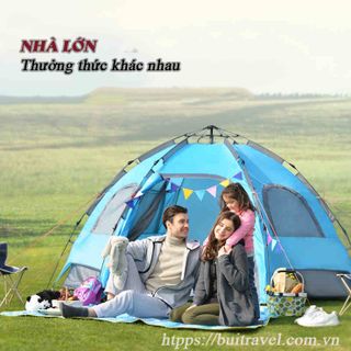 Lều cắm trại bung tự động lục giác Gazelle Outdoors GL1269