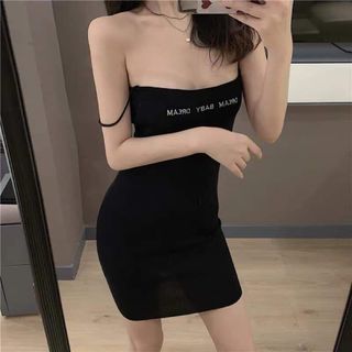 Váy đầm body 2 dây ngang sexy giá sỉ