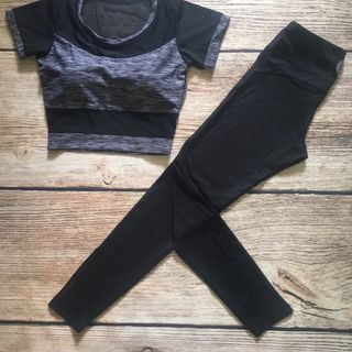 BỘ ĐỒ TẬP GYM YOGA PHỐI LƯỚI L1