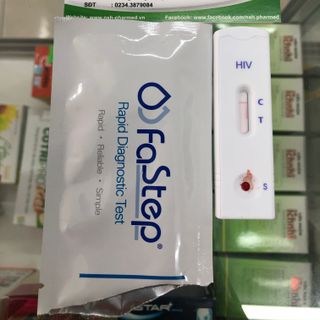 Que test thử nhanh HIV tại nhà FASTEP của Mỹ chính xác 99,99% kèm clip hướng dẫn