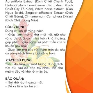 XỊT HÔI NÁCH THANH THẢO.