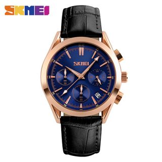 ĐỒNG HỒ SKMEI - SK040 Đồng hồ nam dây da sần SKMEI new