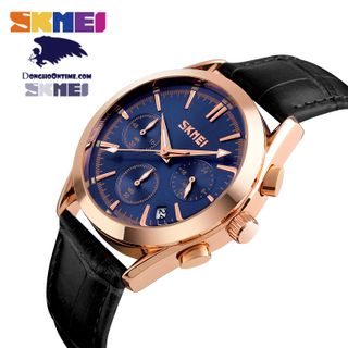ĐỒNG HỒ SKMEI - SK040 Đồng hồ nam dây da sần SKMEI new