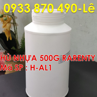 Mua hũ nhựa 500g , hộp nhựa 500 gram đựng sơn