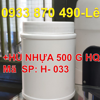 Mua hũ nhựa 500g , hộp nhựa 500 gram đựng sơn