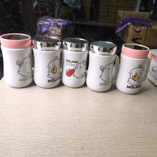 Cốc sứ giữ nhiệt có gương