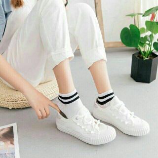 Tất Nữ Hàn Quốc Kẻ Sọc