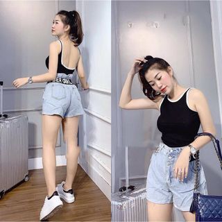 Áo phông sát nách khoét lưng