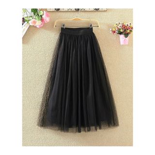 Chân váy ren công chúa nhiều lớp