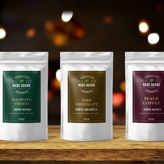 Cà phê bột nguyên chất pha phin Ngọc Quang loại 1kg, cà phê sạch, nguyên chất 100% không pha trộn.