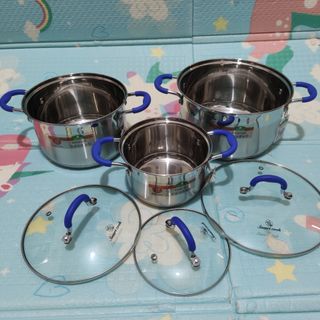 bộ nồi Inox siêu sang, siêu bền của nổi tiếng (hàng khuyến mại tách ra bán)