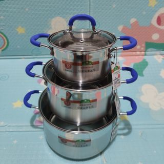 bộ nồi Inox siêu sang, siêu bền của nổi tiếng (hàng khuyến mại tách ra bán)