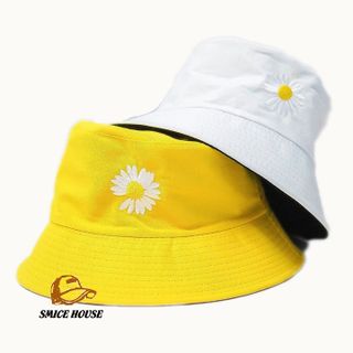 NÓN TAI BÈO HOA CÚC HAI MẶT