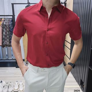 Áo sơmi tay ngắn nam slimfit AKUBA - 2824