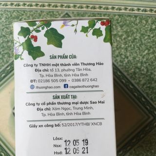 Cao lỏng cà gai leo