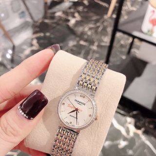 Đồng hồ lắc inox nữ kính sapphire Sunrise 02
