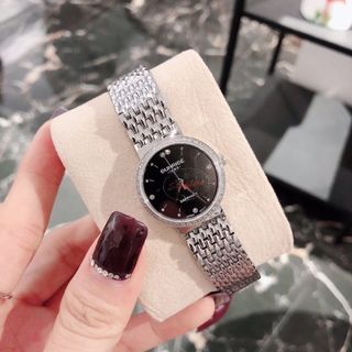Đồng hồ lắc inox nữ kính sapphire Sunrise 02