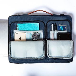 Túi đựng laptop 3 ngăn canvas chống thấm, chống sốc