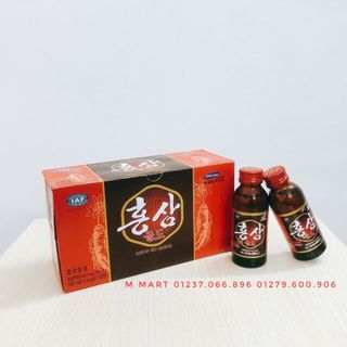 Nước hồng sâm và Đông Trùng Hạ Thảo 100ml