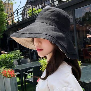 Nón Vải 2 Mặt Vành Rộng Thời Trang Chống Nắng