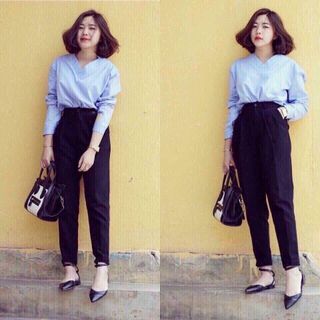 Quần Baggy vài TUYẾT MƯA siêu hot