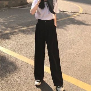 Quần ỐNG RỘNG TUYẾT MƯA KHUY GIỮ lên From chuẩn