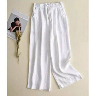 Quần Culottes dài Thô Xước Siêu đẹp