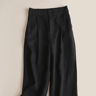 Quần Culottes dài Thô Xước Siêu đẹp
