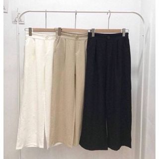 Quần Culottes dài Thô Xước Siêu đẹp