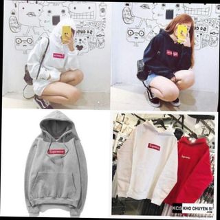 Áo khoác nỉ hoodie thêu sup