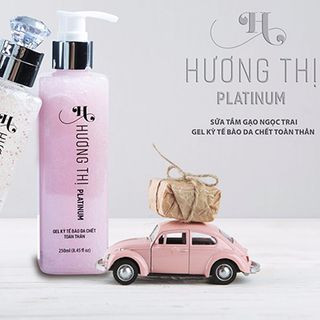 Bộ Sữa tắm gạo ngọc trai và Gel tẩy tế bào chết toàn thân Hương Thị