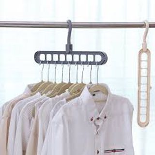 Móc quần áo đa năng 9 lỗ